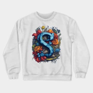 The elegant S letter Crewneck Sweatshirt